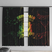Reggae King Buffalo Soldier Window Curtain Honoring The Legend LT05 - Wonder Print Shop