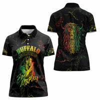 Reggae King Buffalo Soldier Women Polo Shirt Honoring The Legend LT05 - Wonder Print Shop