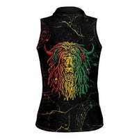 Reggae King Buffalo Soldier Women Sleeveless Polo Shirt Honoring The Legend LT05 - Wonder Print Shop