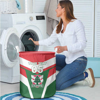 Custom Lebanon Rugby Laundry Basket Go Champions - Wonder Print Shop