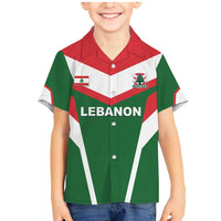 Custom Lebanon Rugby Family Matching Mermaid Dress and Hawaiian Shirt Go Champions - Wonder Print Shop