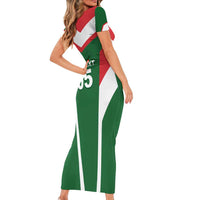 Custom Lebanon Rugby Family Matching Short Sleeve Bodycon Dress and Hawaiian Shirt Go Champions - Wonder Print Shop