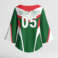 Custom Lebanon Rugby Kimono Sleeve Blouse Go Champions - Wonder Print Shop