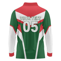 Custom Lebanon Rugby Long Sleeve Polo Shirt Go Champions - Wonder Print Shop