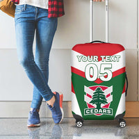 Custom Lebanon Rugby Luggage Cover Go Champions - Wonder Print Shop