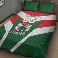 Custom Lebanon Rugby Quilt Bed Set Go Champions - Wonder Print Shop