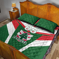 Custom Lebanon Rugby Quilt Bed Set Go Champions - Wonder Print Shop
