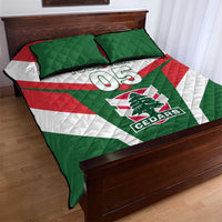 Custom Lebanon Rugby Quilt Bed Set Go Champions - Wonder Print Shop