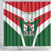 Custom Lebanon Rugby Shower Curtain Go Champions - Wonder Print Shop