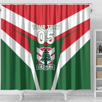 Custom Lebanon Rugby Shower Curtain Go Champions - Wonder Print Shop