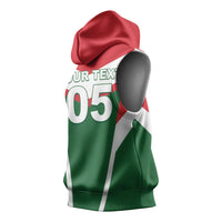 Custom Lebanon Rugby Sleeveless Hoodie Go Champions - Wonder Print Shop