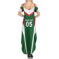Custom Lebanon Rugby Summer Maxi Dress Go Champions - Wonder Print Shop