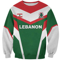 Custom Lebanon Rugby Sweatshirt Go Champions - Wonder Print Shop