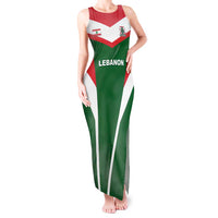 Custom Lebanon Rugby Tank Maxi Dress Go Champions - Wonder Print Shop