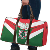 Custom Lebanon Rugby Travel Bag Go Champions - Wonder Print Shop