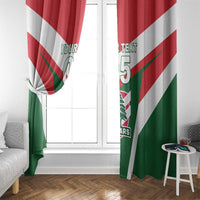 Custom Lebanon Rugby Window Curtain Go Champions - Wonder Print Shop