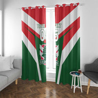 Custom Lebanon Rugby Window Curtain Go Champions - Wonder Print Shop