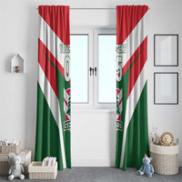 Custom Lebanon Rugby Window Curtain Go Champions - Wonder Print Shop