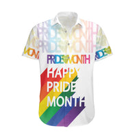 Happy Pride Month Hawaiian Shirt White Vibe LT6 - Wonder Print Shop