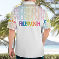Happy Pride Month Hawaiian Shirt White Vibe LT6 - Wonder Print Shop