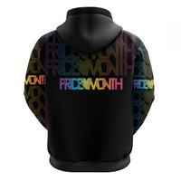 Happy Pride Month Hoodie Black Vibe LT6 - Wonder Print Shop