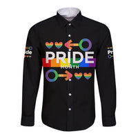 LGBT Gay Long Sleeve Button Shirt Pride LT6 - Wonder Print Shop