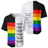 LGBT Pantone Baseball Jersey Pride LT6 - Wonder Print Shop