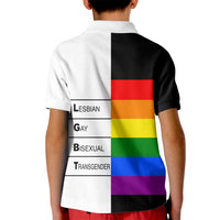 LGBT Pantone Kid Polo Shirt Pride LT6 - Wonder Print Shop