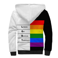 LGBT Pantone Sherpa Hoodie Pride LT6 - Wonder Print Shop