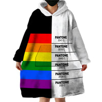 LGBT Pantone Wearable Blanket Hoodie Pride LT6 - Wonder Print Shop