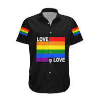 Pride Month Love Is Love Hawaiian Shirt Black Vibe LT6 - Wonder Print Shop