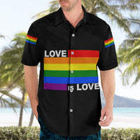 Pride Month Love Is Love Hawaiian Shirt Black Vibe LT6 - Wonder Print Shop