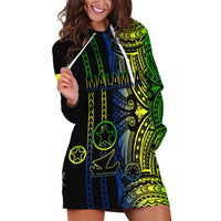 Custom Vanuatu Malampa Hoodie Dress Polynesian Tribal LT6 - Wonder Print Shop