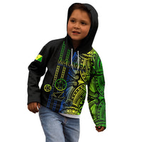 Custom Vanuatu Malampa Kid Hoodie Polynesian Tribal LT6 - Wonder Print Shop