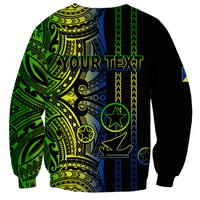 Custom Vanuatu Malampa Sweatshirt Polynesian Tribal LT6 - Wonder Print Shop