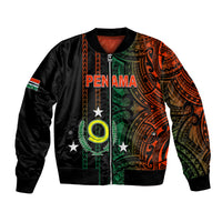 Custom Vanuatu Penama Bomber Jacket Polynesian Tribal LT6 - Wonder Print Shop