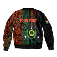 Custom Vanuatu Penama Bomber Jacket Polynesian Tribal LT6 - Wonder Print Shop