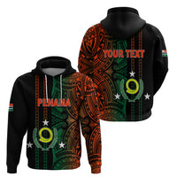Custom Vanuatu Penama Hoodie Polynesian Tribal LT6 - Wonder Print Shop