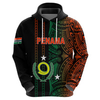 Custom Vanuatu Penama Hoodie Polynesian Tribal LT6 - Wonder Print Shop