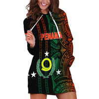 Custom Vanuatu Penama Hoodie Dress Polynesian Tribal LT6 - Wonder Print Shop
