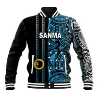 Custom Vanuatu Sanma Baseball Jacket Polynesian Tribal LT6 - Wonder Print Shop