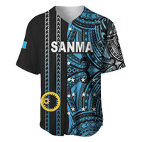 Custom Vanuatu Sanma Baseball Jersey Polynesian Tribal LT6 - Wonder Print Shop