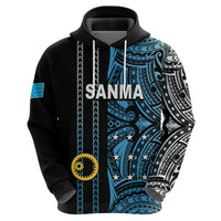 Custom Vanuatu Sanma Hoodie Polynesian Tribal LT6 - Wonder Print Shop