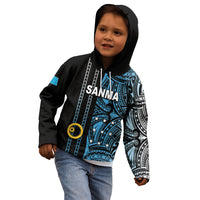 Custom Vanuatu Sanma Kid Hoodie Polynesian Tribal LT6 - Wonder Print Shop
