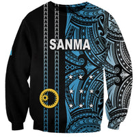 Custom Vanuatu Sanma Sweatshirt Polynesian Tribal LT6 - Wonder Print Shop