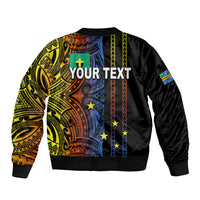 Custom Vanuatu Tafea Bomber Jacket Polynesian Tribal LT6 - Wonder Print Shop
