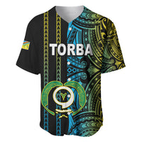 Custom Vanuatu Torba Baseball Jersey Polynesian Tribal LT6 - Wonder Print Shop