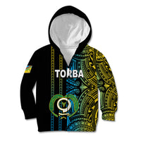 Custom Vanuatu Torba Kid Hoodie Polynesian Tribal LT6 - Wonder Print Shop