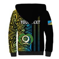 Custom Vanuatu Torba Sherpa Hoodie Polynesian Tribal LT6 - Wonder Print Shop