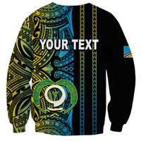 Custom Vanuatu Torba Sweatshirt Polynesian Tribal LT6 - Wonder Print Shop